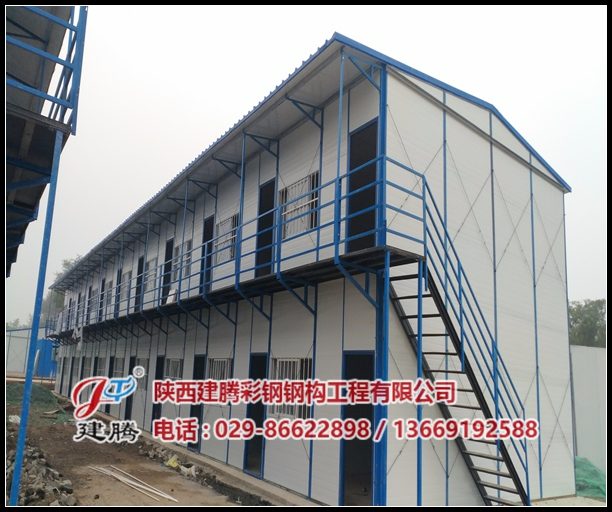 西安生态园林酒店活动板房项目顺利完工